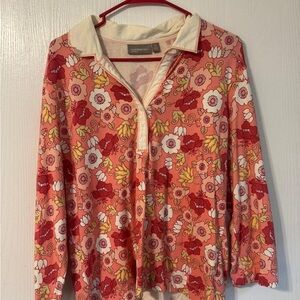 Croft & Barrow Pink Floral Top